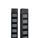 GloboStar® DIGICOLUMN 90762 Μοντέρνο Επιδαπέδιο Φωτιστικό Γραφείου Digital Pixel Rhythm Music Bar LED 12W 960lm 90° DC 5V με USB 2.0 IP20 - Εναλλαγή Φωτισμού μέσω Τηλεχειριστηρίου - Πολύχρωμο RGB - Dimmable - Μαύρο - Μ3.4 x Π2.5 x Υ122cm - 2 Χρόνια Εγγύηση - Image 4