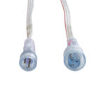 GloboStar® CON-NEONIO 90769 Σετ Αδιάβροχων IP68 Καλωδίων Σύνδεσης για όλες τις NEONIO Digital Neon Flex LED 14.4W/m 12VDC - Διάφανα - Φ1.5 x Μήκος Καλωδίου 15cm - Image 3