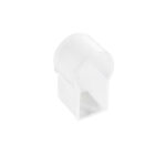 GloboStar® CON-NEONIO 90776 Τάπα Σιλικόνης Σύνδεσης & Τερματική για την NEONIO Digital Neon Flex LED 14.4W/m 12VDC με Π1 x Υ2.3cm - Διάφανη - Μ2.3 x Π1.5 x Υ2.5cm - Image 2