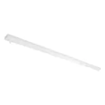 GLOBOSTAR® WALLBASE 77524 Γραμμική Μεταλλική Ροζέτα για Κρέμαση 4 Φωτιστικών - Λευκό - Μ120 x Π5 x Υ2cm - Image 2
