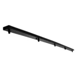 GLOBOSTAR® WALLBASE 77527 Γραμμική Μεταλλική Ροζέτα για Κρέμαση 5 Φωτιστικών - Μαύρο - Μ120 x Π5 x Υ2cm - Image 2