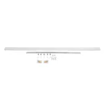 GLOBOSTAR® WALLBASE 77526 Γραμμική Μεταλλική Ροζέτα για Κρέμαση 5 Φωτιστικών - Λευκό - Μ120 x Π5 x Υ2cm - Image 3