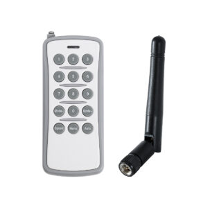 GLOBOSTAR® SEEKWAY-REM 90828 RF Ασύρματο Χειριστήριο & Κεραία για Ψηφιακό Controller Seekway SY-418 DC 12V 1 x 23A Μπαταρία IP20 - Μ5 x Π1.5 x Υ11.5cm - 2 Χρόνια Εγγύηση