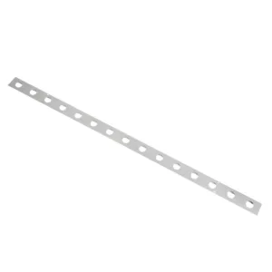 GloboStar® 90829 Μεταλλικο Καλυμμα 1 Μέτρου 15 Τεμαχίων για Ψηφιακή Αλυσίδα Γιρλάντα 20 Σποτ LED με Κωδικό 90140 Ασημί Μ100 x Π4.7 x Υ1cm