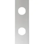 GloboStar® 90829 Μεταλλικο Καλυμμα 1 Μέτρου 15 Τεμαχίων για Ψηφιακή Αλυσίδα Γιρλάντα 20 Σποτ LED με Κωδικό 90140 Ασημί Μ100 x Π4.7 x Υ1cm - Image 5