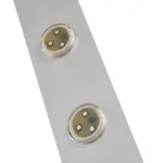 GloboStar® 90829 Μεταλλικο Καλυμμα 1 Μέτρου 15 Τεμαχίων για Ψηφιακή Αλυσίδα Γιρλάντα 20 Σποτ LED με Κωδικό 90140 Ασημί Μ100 x Π4.7 x Υ1cm - Image 7