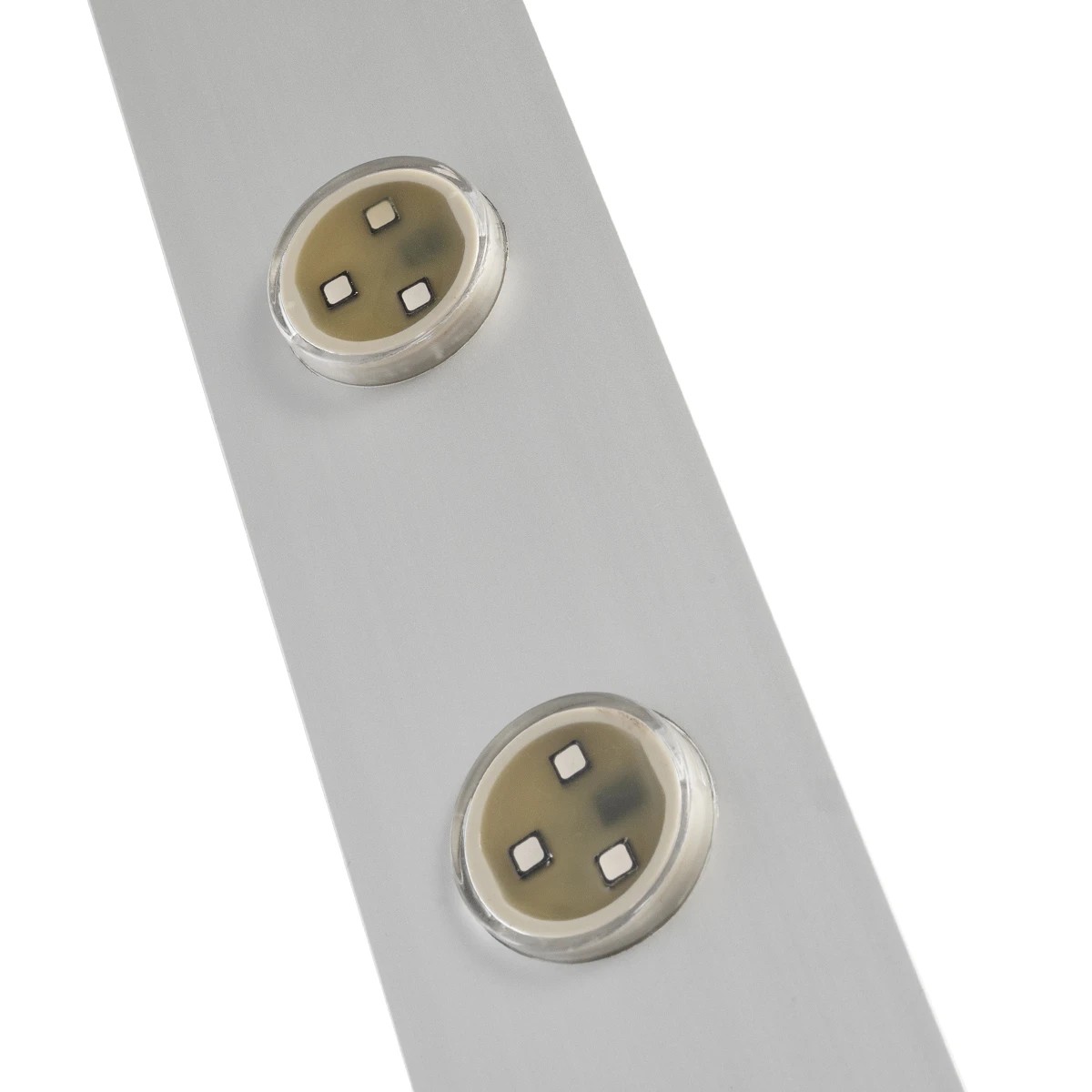 GloboStar® 90829 Μεταλλικο Καλυμμα 1 Μέτρου 15 Τεμαχίων για Ψηφιακή Αλυσίδα Γιρλάντα 20 Σποτ LED με Κωδικό 90140 Ασημί Μ100 x Π4.7 x Υ1cm - Image 7