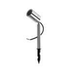 GloboStar® 75580 Προβολάκι Κήπου Καρφωτό 1xGU10 Stainless Steel Αδιάβροχο IP67