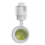 Globostar S-40010 Μονοφασικό Bridgelux COB LED Λευκό Φωτιστικό Σποτ Ράγας 10W 230V 1300lm 30° Ψυχρό Λευκό 6000k - Image 3