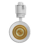 Globostar S-40018 Μονοφασικό Bridgelux COB LED Λευκό Φωτιστικό Σποτ Ράγας 20W 230V 2400lm 30° Θερμό Λευκό 3000k - Image 3