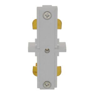 GloboStar S-40045 Διφασικός Connector 3 Καλωδίων Συνδεσμολογίας Γιώτα (Ι) για Λευκή Ράγα Οροφής