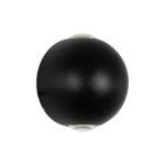 GLOBOSTAR® VEGA 60672 Μοντέρνο Φωτιστικό Τοίχου - Απλίκα LED 6W 750lm 30° AC 220-240V Αδιάβροχο IP65 Θερμό Λευκό 2700K - Bridgelux COB Chip & TÜV SÜD Driver - Μαύρο Ματ - Μ10 x Π7.5 x Υ10cm - 5 Χρόνια Εγγύηση