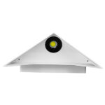 GloboStar® 96503 LED Φωτιστικό Τοίχου Απλίκα STEALTH Αρχιτεκτονικού Φωτισμού Λευκό Αδιάβροχο IP65 10 Watt CREE 1200lm 60° 230V Ψυχρό Λευκό Μ17 x Π7.5 x Υ17cm - Image 3