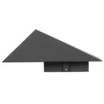 GloboStar® 96509 LED Φωτιστικό Τοίχου Απλίκα STEALTH Αρχιτεκτονικού Φωτισμού Γκρι Αδιάβροχο IP65 10 Watt CREE 1200lm 60° 230V Ψυχρό Λευκό Μ17 x Π7.5 x Υ17cm - Image 6