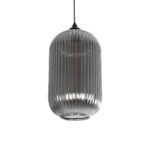 GLOBOSTAR® MELONI 206-0018 Μοντέρνο Κρεμαστό Φωτιστικό Οροφής με Ντουί 1 x E27 AC 220-240V IP20 - Mελί - Μ20 x Π20 x Υ38cm