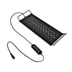 GLOBOSTAR® AQUARIUS 79678 Φωτιστικό Ενυδρείου με Ενσωματωμένο Χειριστήριο LED 12W 600lm 120° AC 220-240V Αδιάβροχο IP44 Πολύχρωμο RGBW Dimmable - Sanan SMD Chip - Μαύρο - Μ30 x Π11 x Υ3cm - 2 Χρόνια Εγγύηση