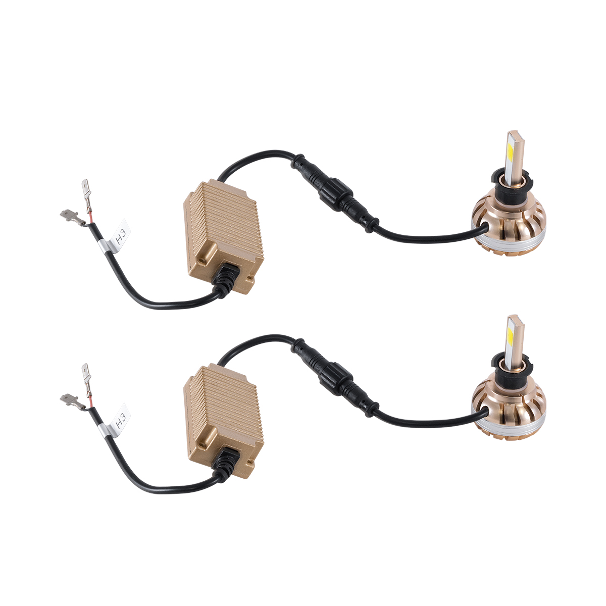 GloboStar® 99701 LED HID KIT H3 45 Watt COB LED 3600 Lumen 9-32 Volt DC 6000k - Image 6