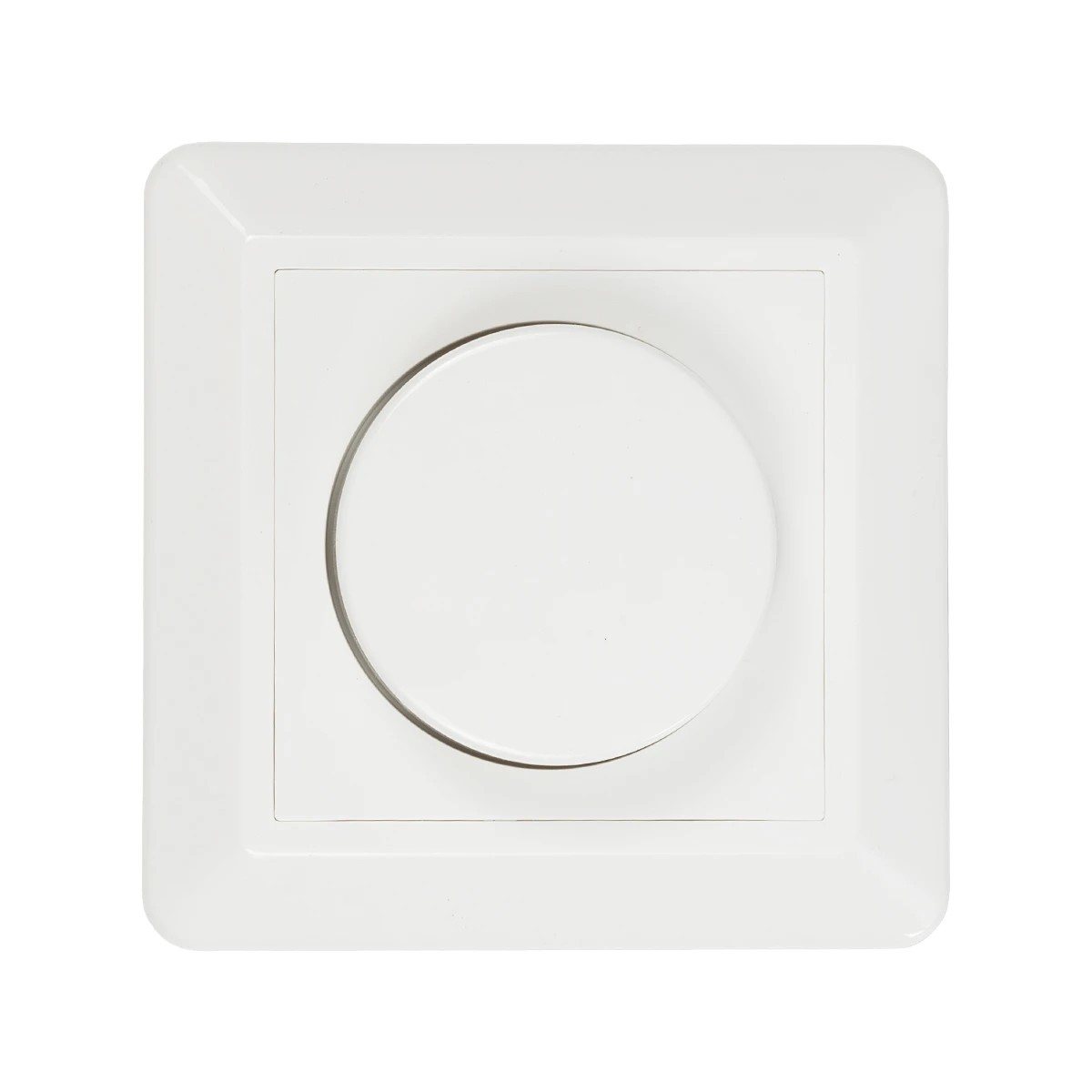 GloboStar® 999-0006 Ροοστάτης Dimmer Τοίχου LED AC100-240V 400W IP20 Μ8.4 x Π8.4 x Υ4.5cm
