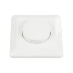 GloboStar® 999-0006 Ροοστάτης Dimmer Τοίχου LED AC100-240V 400W IP20 Μ8.4 x Π8.4 x Υ4.5cm - Image 2