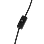 GloboStar® JAVAN 999-0036 Μοντέρνο Επιτραπέζιο Φωτιστικό Πορτατίφ Μονόφωτο 1 x E27 IP20 Διάφανο Γυαλί με Μαύρο Μέταλλο - Μ30 x Π30 x Υ19cm - Image 7