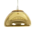 GLOBOSTAR® CRISTIN 999-0037 Μοντέρνο Κρεμαστό Φωτιστικό Οροφής με Ντουί 1 x G4 AC 220-240V IP20 - Χρυσό - Μ18 x Π18 x Υ13cm - Image 3