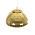 GLOBOSTAR® CRISTIN 999-0037 Μοντέρνο Κρεμαστό Φωτιστικό Οροφής με Ντουί 1 x G4 AC 220-240V IP20 - Χρυσό - Μ18 x Π18 x Υ13cm - Image 5