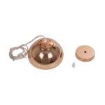 GLOBOSTAR® CRISTIN 999-0038 Μοντέρνο Κρεμαστό Φωτιστικό Οροφής με Ντουί 1 x G4 AC 220-240V IP20 - Χάλκινο - Μ18 x Π18 x Υ13cm - Image 9