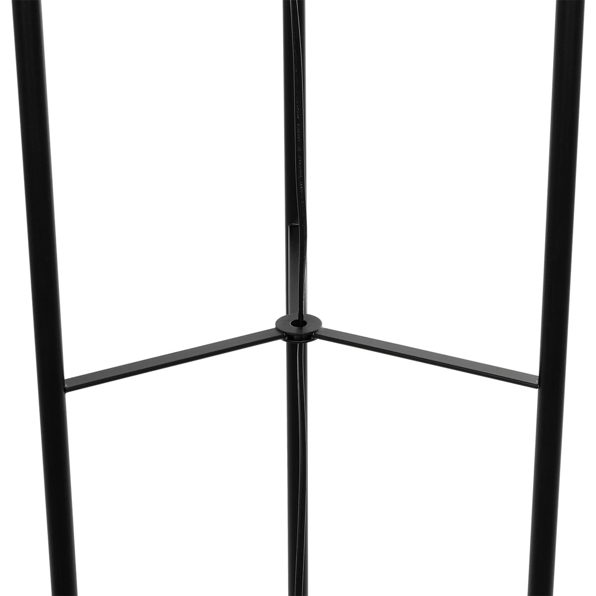 GloboStar® CURACAO 999-0041 Μοντέρνο Επιδαπέδιο Φωτιστικό Μονόφωτο 1 x E27 IP20 Μαύρο Μέταλλο με Καφέ Ξύλο - Μ30 x Π30 x Υ165cm - Image 6