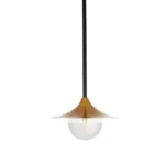 GLOBOSTAR® JOLIET 999-0042 Μοντέρνο Κρεμαστό Φωτιστικό Οροφής με Ντουί 1 x G9 AC 220-240V IP20 - Μαύρο & Χρυσό - Μ20 x Π20 x Y43cm - Image 3