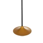 GLOBOSTAR® JOLIET 999-0042 Μοντέρνο Κρεμαστό Φωτιστικό Οροφής με Ντουί 1 x G9 AC 220-240V IP20 - Μαύρο & Χρυσό - Μ20 x Π20 x Y43cm - Image 5