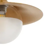 GLOBOSTAR® JOLIET 999-0042 Μοντέρνο Κρεμαστό Φωτιστικό Οροφής με Ντουί 1 x G9 AC 220-240V IP20 - Μαύρο & Χρυσό - Μ20 x Π20 x Y43cm - Image 7