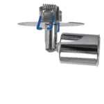 GloboStar® SARA 999-0059 Χωνευτό Φωτιστικό Οροφής Σποτ Μονόφωτο 1 x E27 IP20 Ασημί Μέταλλο - Μ8,5 x Π8,5 x Υ11cm - Image 2