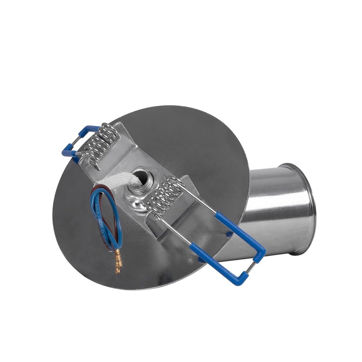 GloboStar® SARA 999-0059 Χωνευτό Φωτιστικό Οροφής Σποτ Μονόφωτο 1 x E27 IP20 Ασημί Μέταλλο - Μ8,5 x Π8,5 x Υ11cm - Image 5