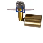 GloboStar® SARA 999-0061 Χωνευτό Φωτιστικό Οροφής Σποτ Μονόφωτο 1 x E27 IP20 Χρυσό Μέταλλο - Μ8,5 x Π8,5 x Υ11cm - Image 2