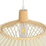 GLOBOSTAR® VENTALIA 999-0066 Boho Κρεμαστό Φωτιστικό Οροφής με Ντουί 1 x E27 AC 220-240V IP20 - Μπεζ - Μ83 x Π83 x Υ36cm - Image 6