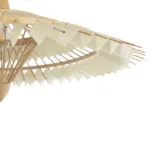 GLOBOSTAR® VENTALIA 999-0066 Boho Κρεμαστό Φωτιστικό Οροφής με Ντουί 1 x E27 AC 220-240V IP20 - Μπεζ - Μ83 x Π83 x Υ36cm - Image 7