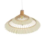 GLOBOSTAR® VENTALIA 999-0067 Boho Κρεμαστό Φωτιστικό Οροφής με Ντουί 1 x E27 AC 220-240V IP20 - Μπεζ - Μ60 x Π60 x Υ30cm - Image 5