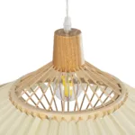 GLOBOSTAR® VENTALIA 999-0067 Boho Κρεμαστό Φωτιστικό Οροφής με Ντουί 1 x E27 AC 220-240V IP20 - Μπεζ - Μ60 x Π60 x Υ30cm - Image 6