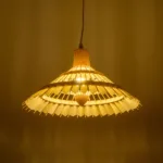 GLOBOSTAR® VENTALIA 999-0068 Boho Κρεμαστό Φωτιστικό Οροφής με Ντουί 1 x E27 AC 220-240V IP20 - Μπεζ - Μ40 x Π40 x Y23cm