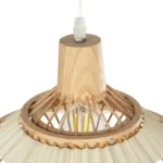 GLOBOSTAR® VENTALIA 999-0068 Boho Κρεμαστό Φωτιστικό Οροφής με Ντουί 1 x E27 AC 220-240V IP20 - Μπεζ - Μ40 x Π40 x Y23cm - Image 6