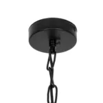 GLOBOSTAR® DASTAR 999-0091 Vintage Κρεμαστό Φωτιστικό Οροφής με Ντουί 4 x E27 AC 220-240V IP20 - Μαύρο & Λευκό - Μ42 x Π42 x Υ43cm - Image 8