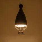 GLOBOSTAR® CARNEL 999-0110 Vintage Κρεμαστό Φωτιστικό Οροφής με Ντουί 1 x E27 AC 220-240V IP20 - Μαύρο - Μ26 x Π26 x Υ70cm