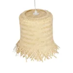 GLOBOSTAR® HAWAII 999-0125 Boho Κρεμαστό Φωτιστικό Οροφής με Ντουί 1 x E27 AC 220-240V IP20 - Μπεζ - Μ30 x Π30 x Υ30cm - Image 5