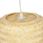 GLOBOSTAR® HAWAII 999-0125 Boho Κρεμαστό Φωτιστικό Οροφής με Ντουί 1 x E27 AC 220-240V IP20 - Μπεζ - Μ30 x Π30 x Υ30cm - Image 6