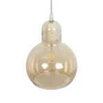 GLOBOSTAR® LUCREZIA 999-0143 Μοντέρνο Κρεμαστό Φωτιστικό Οροφής με Ντουί 1 x E27 AC 220-240V IP20 - Μελί - Μ18 x Π18 x Υ24cm - Image 5