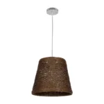 GLOBOSTAR® PLAYROOM 999-0145 Vintage Κρεμαστό Φωτιστικό Οροφής με Ντουί 1 x E27 AC 220-240V IP20 - Καφέ - Μ30 x Π30 x Υ30cm - Image 2
