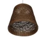 GLOBOSTAR® PLAYROOM 999-0145 Vintage Κρεμαστό Φωτιστικό Οροφής με Ντουί 1 x E27 AC 220-240V IP20 - Καφέ - Μ30 x Π30 x Υ30cm - Image 4