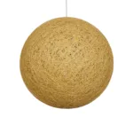 GLOBOSTAR® OCEANA 999-0155 Boho Κρεμαστό Φωτιστικό Οροφής με Ντουί 1 x E27 AC 220-240V IP20 - Μπεζ & Χρυσό - Μ60 x Π60 x Υ60cm - Image 4