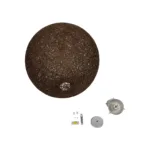 GLOBOSTAR® OCEANA 999-0156 Boho Κρεμαστό Φωτιστικό Οροφής με Ντουί 1 x E27 AC 220-240V IP20 - Καφέ - Μ60 x Π60 x Υ60cm - Image 9