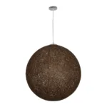 GLOBOSTAR® OCEANA 999-0156 Boho Κρεμαστό Φωτιστικό Οροφής με Ντουί 1 x E27 AC 220-240V IP20 - Καφέ - Μ60 x Π60 x Υ60cm - Image 2